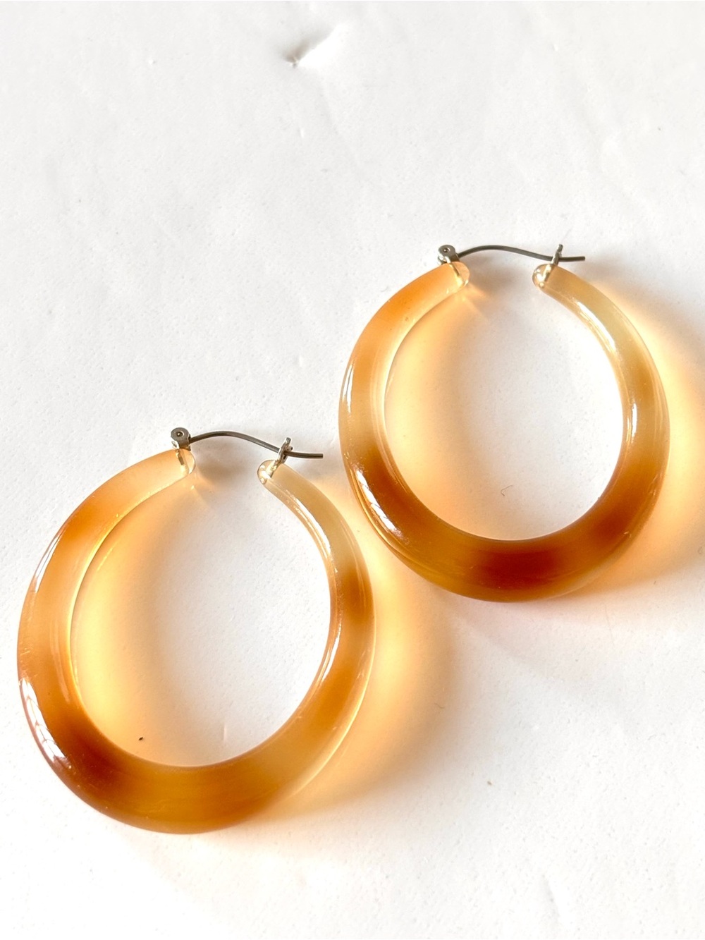 chunky hoop earrings retro
acrylic